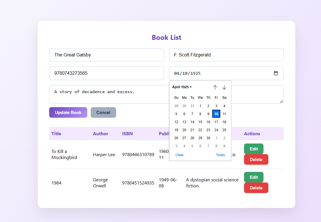 BookApp 4